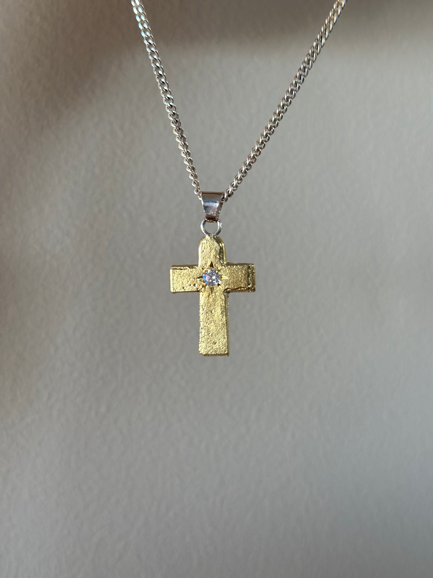 Sand casted Cross - The Sacred Heart