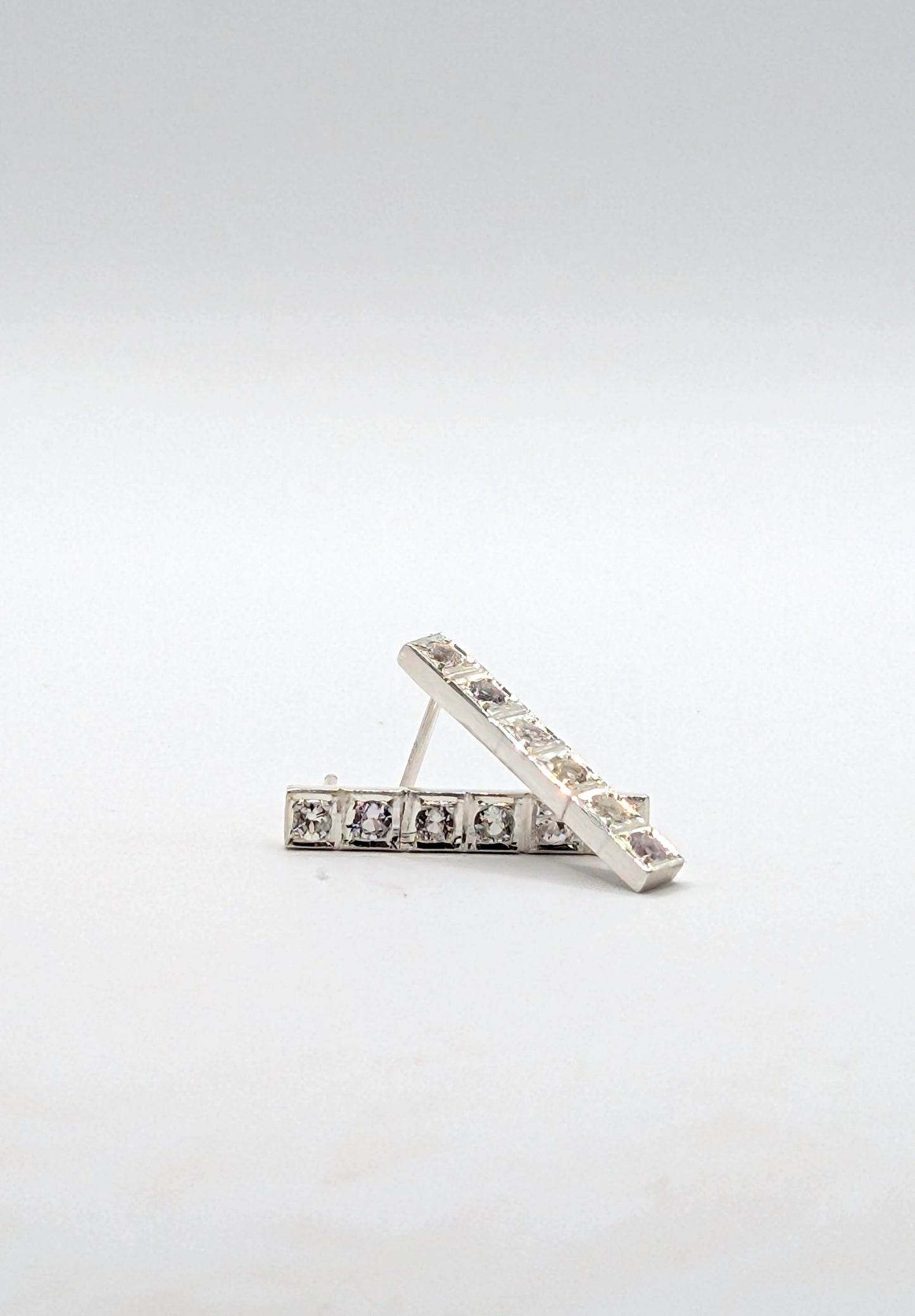 Sterling Silver Sapphire Earrings