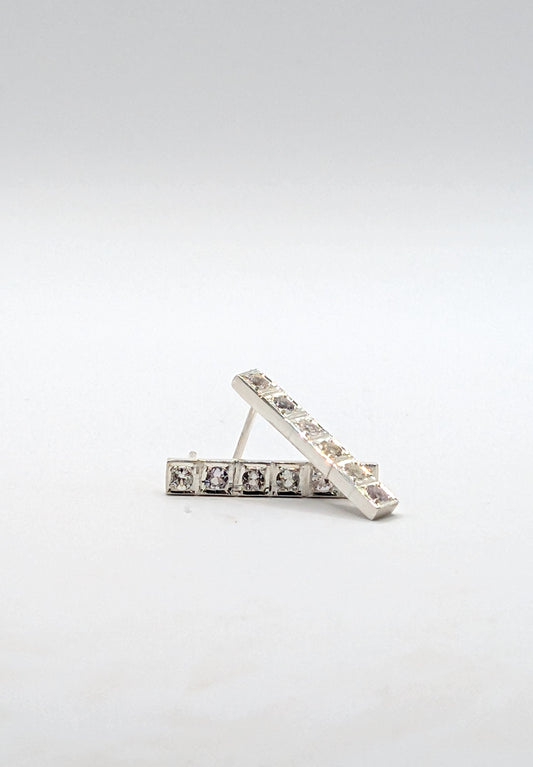 Sterling Silver Sapphire Earrings