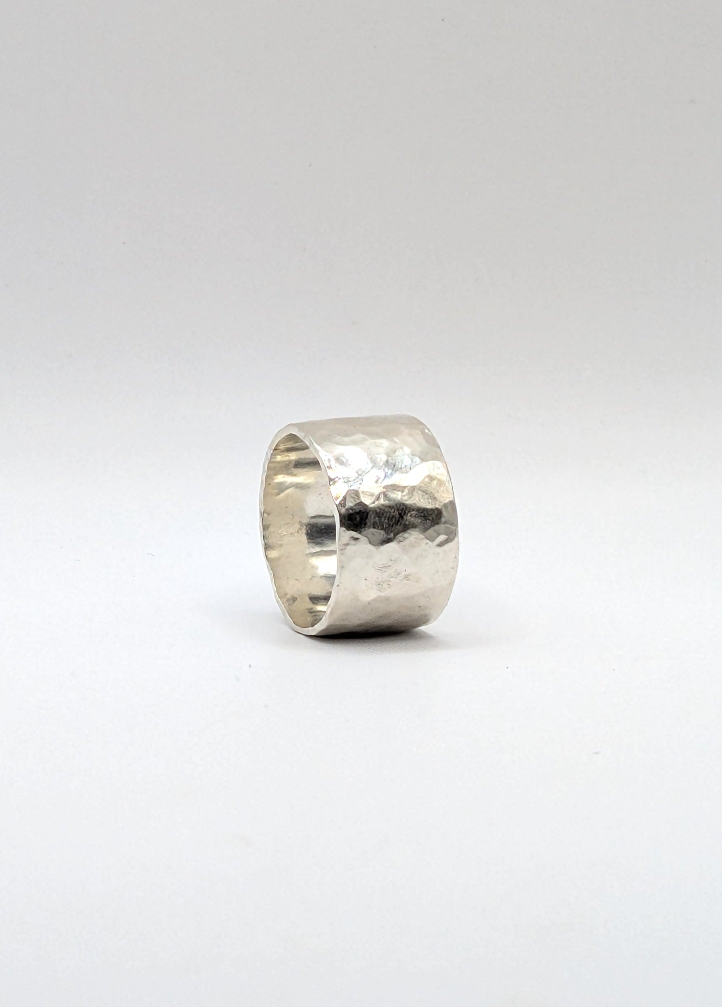 Sterling Silver Hammered Ring