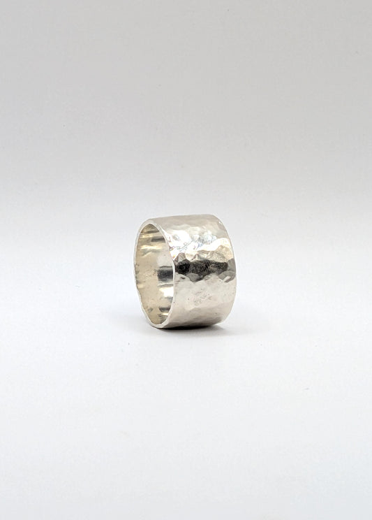 Sterling Silver Hammered Ring