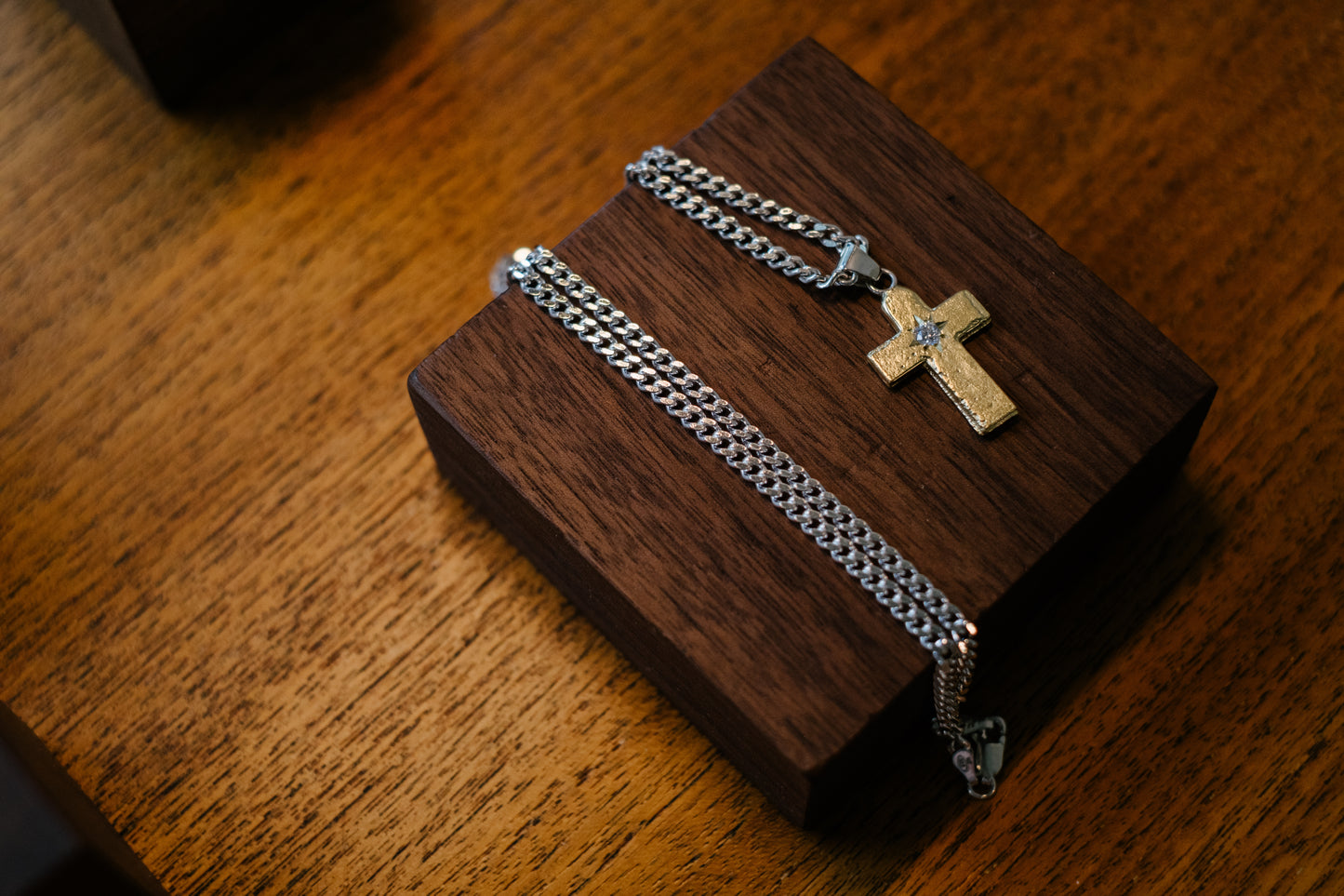 Sand casted Cross - The Sacred Heart